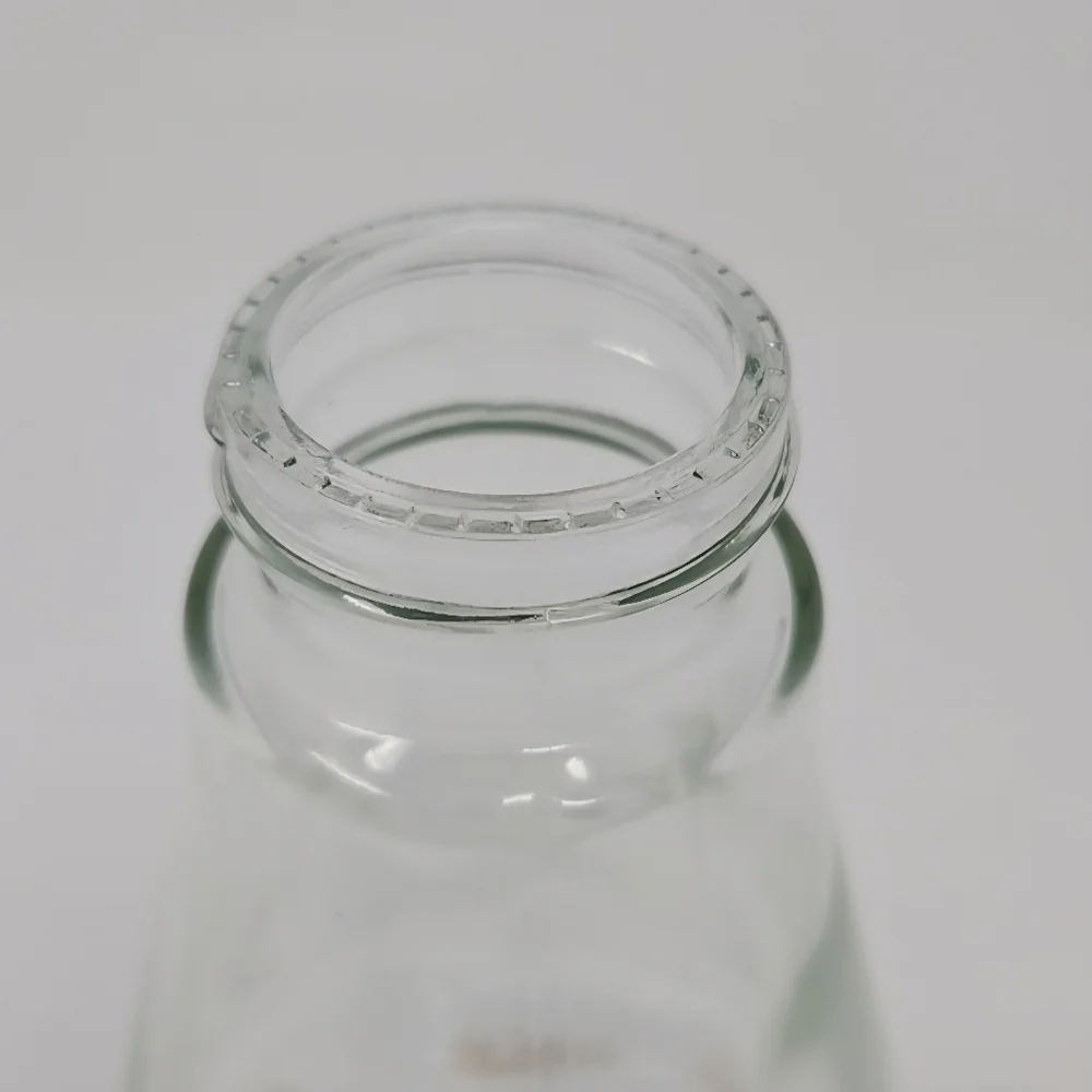 Vintage Log Cabin Glass Maple Syrup Dispenser